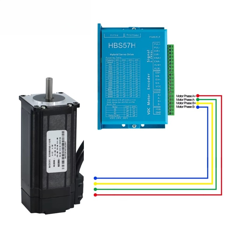 HLTNC 57 Nema23 57HS112mm 2Pha - Nema 23 Closed Loop Stepper Motor Driver Kit recension och pris