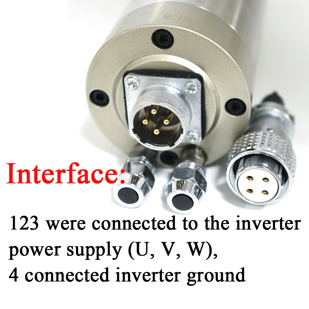 Waterproof Water Cooled CNC sp - 2.2Kw Water Cooled Spindle Kit Vfd recension och pris